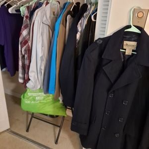 Brand new dress shirts Brand new ties new p-coat